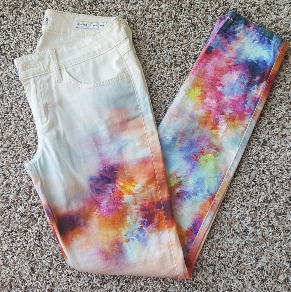 💞 Watercolor Dyed Guess Pants 💞